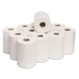12 rollos papel secamanos mini mecha